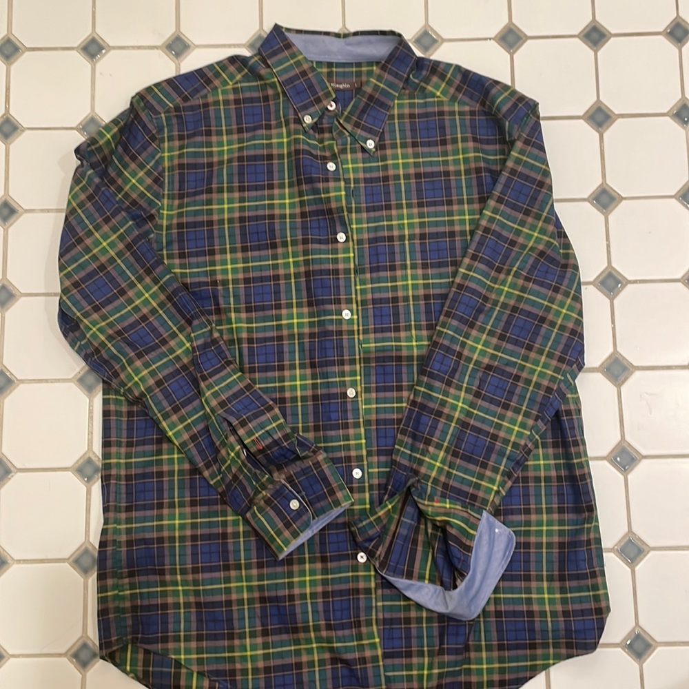 J. McLaughlin Tartan Button-down LIKE NEW!